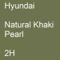 Preview: Hyundai, Natural Khaki Pearl, 2H.